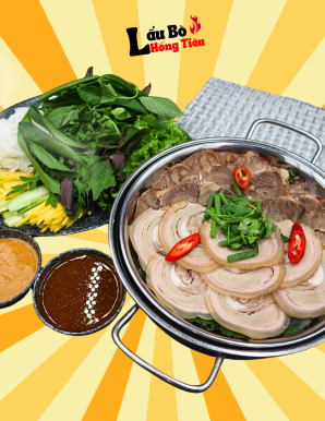 Bắp  Bò Hấp Cuốn